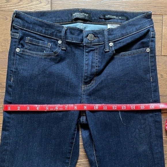 [Banana Republic] Slim Straight dark denim Jean’s - Picture 8 of 11
